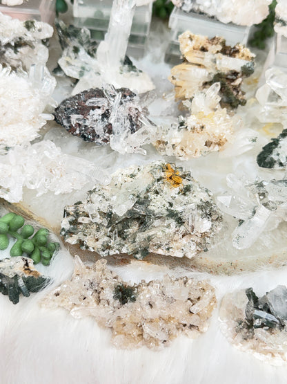 Green Chlorite Colombian Quartz