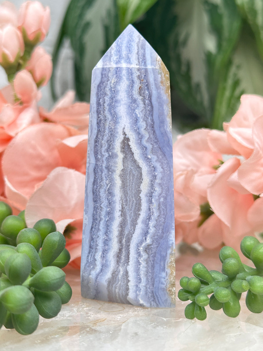 Blue Lace Agate Point