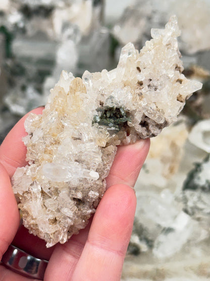 Green Chlorite Colombian Quartz