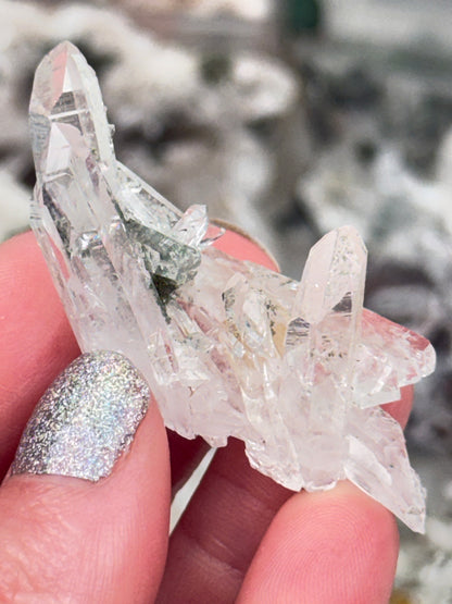 Green Chlorite Colombian Quartz