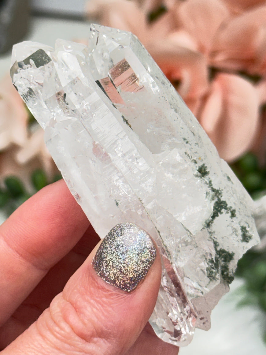 Green Chlorite Colombian Quartz