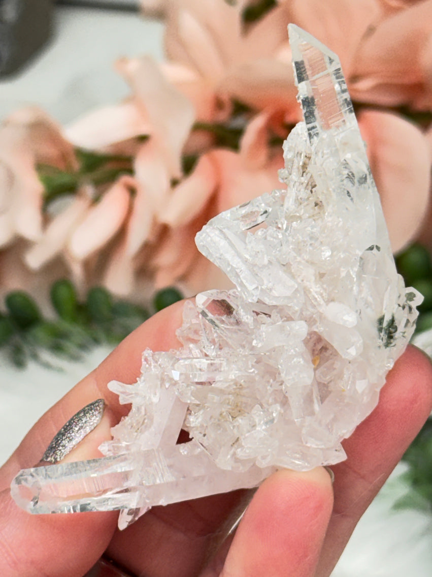 Green Chlorite Colombian Quartz