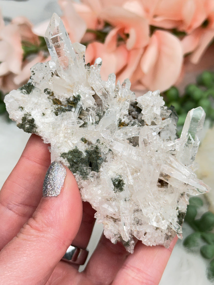 Green Chlorite Colombian Quartz