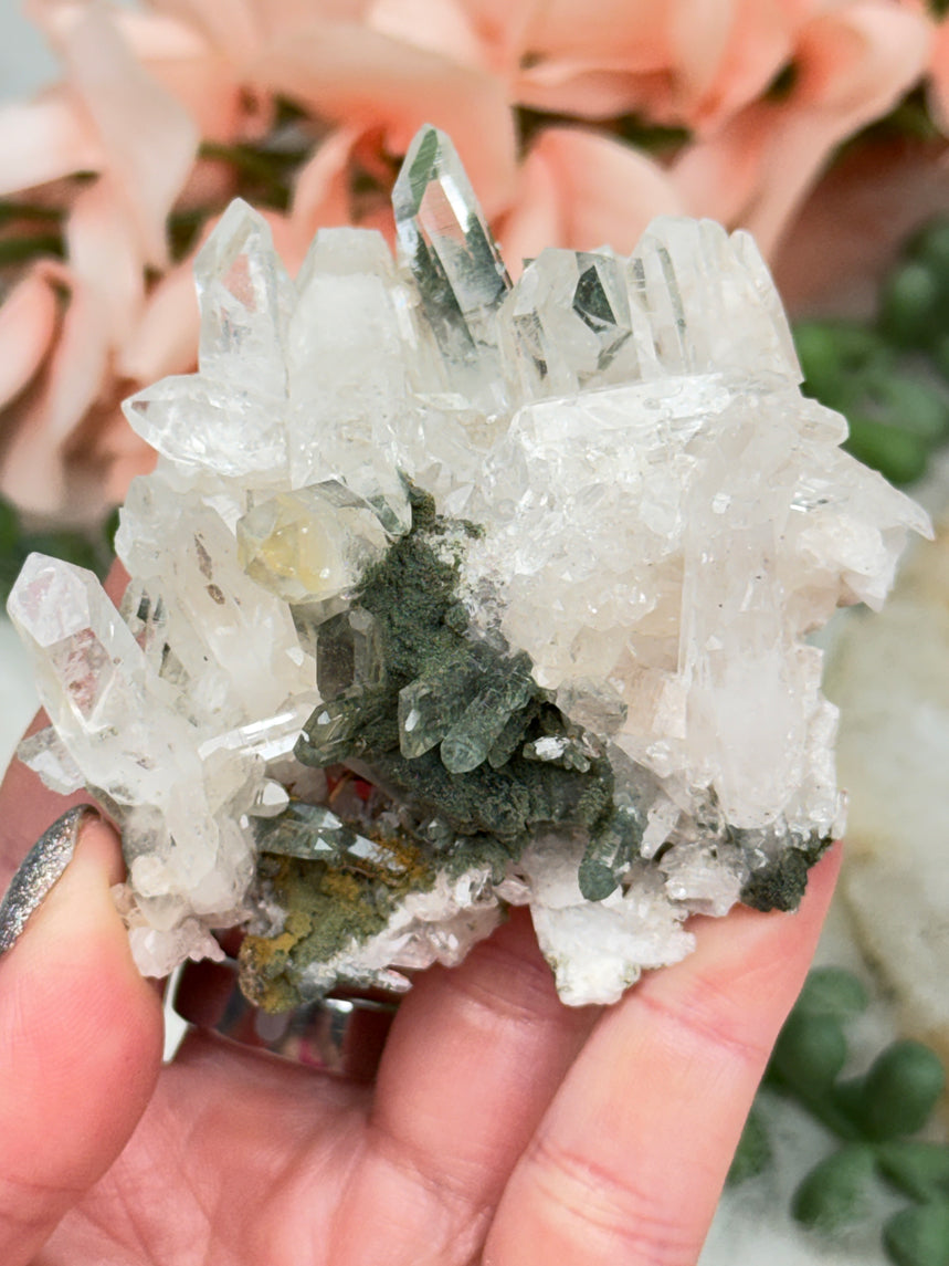 Green Chlorite Colombian Quartz