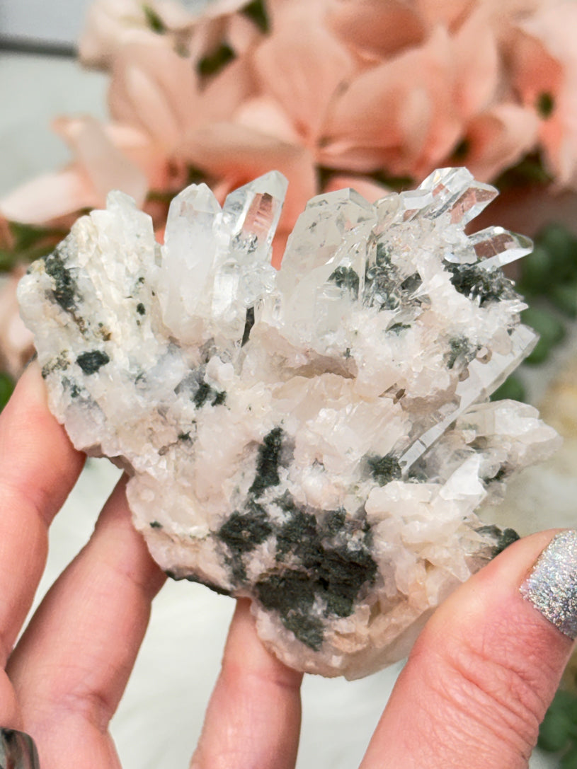 Green Chlorite Colombian Quartz