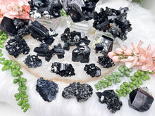 Load image into Gallery: Contempo Crystals - Black Schorl Tourmaline Clusters - Image 6