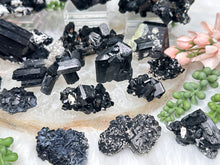 Load image into Gallery: Contempo Crystals - Black Schorl Tourmaline Clusters - Image 10