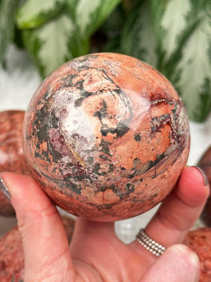 red-fire-calcite-sphere