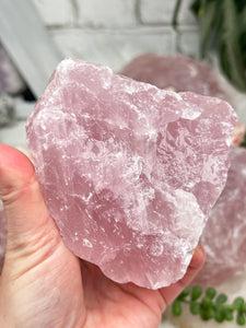 Contempo Crystals - Large Raw Rose Quartz - Image 15