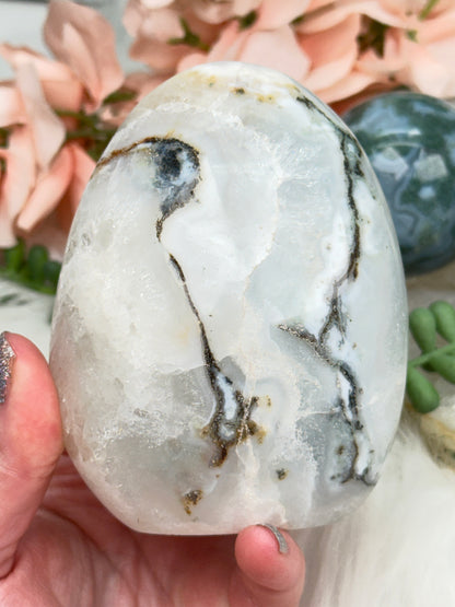 Moss Agate Spheres, Points & More