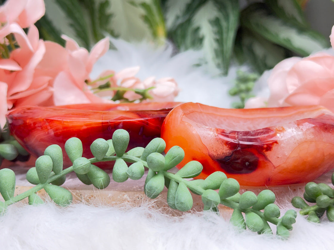 Orange Carnelian Bowls