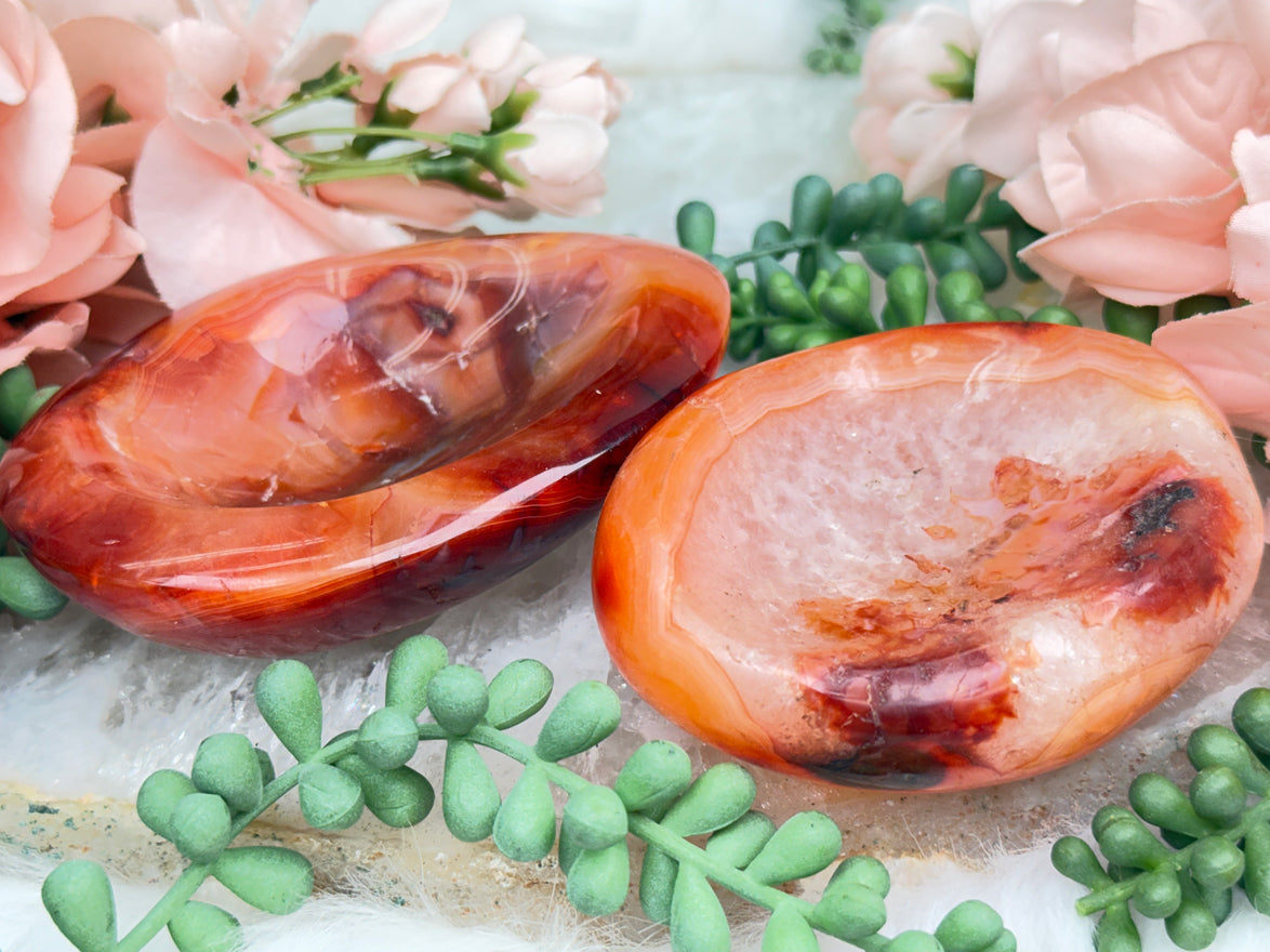 Orange Carnelian Bowls