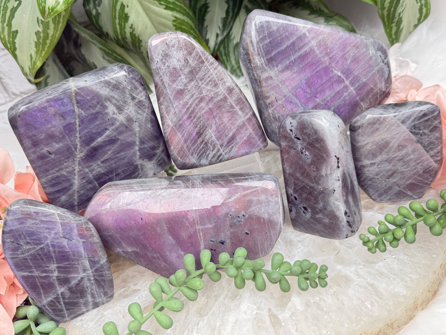 Pink Purple Labradorite