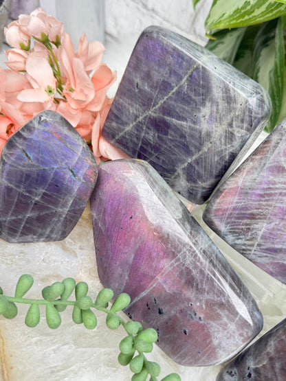 Pink Purple Labradorite