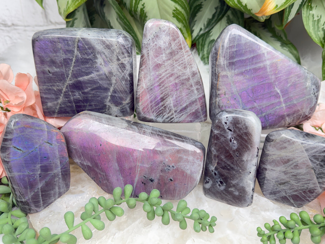 Pink Purple Labradorite