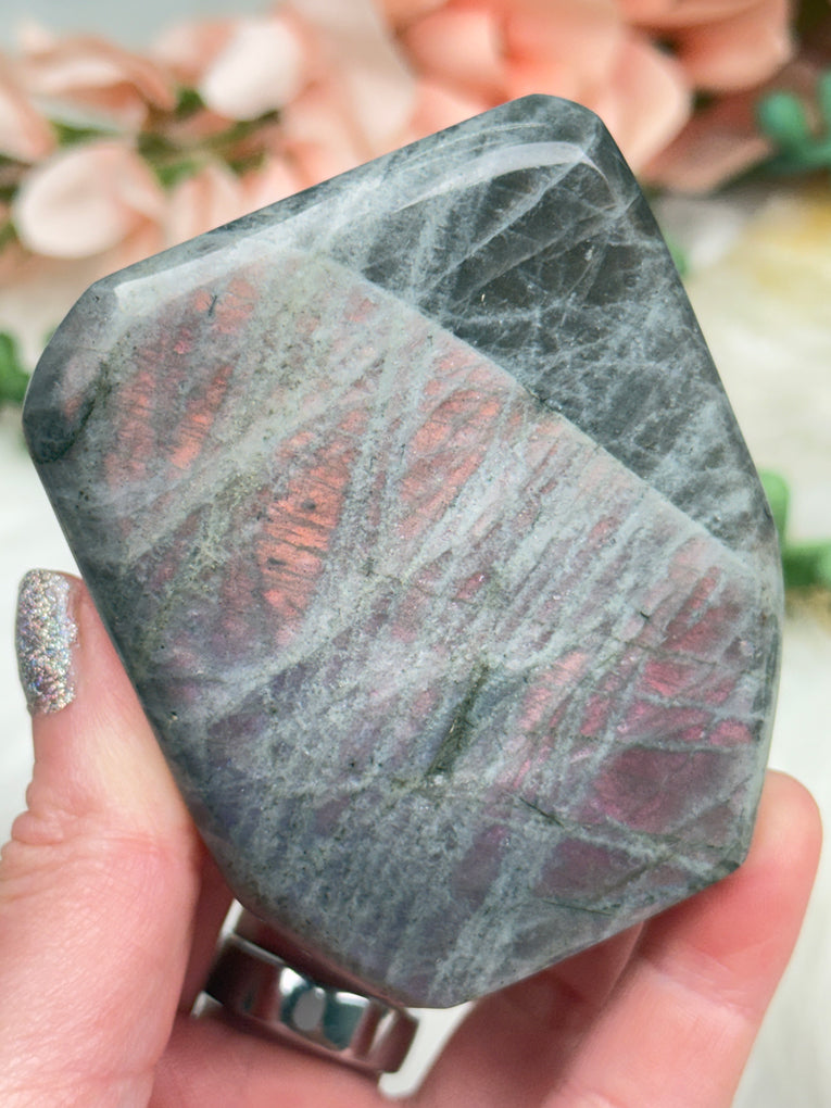 Pink Purple Labradorite