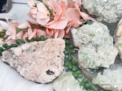 Green Apophyllite Clusters