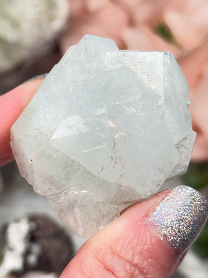 Green Apophyllite Clusters