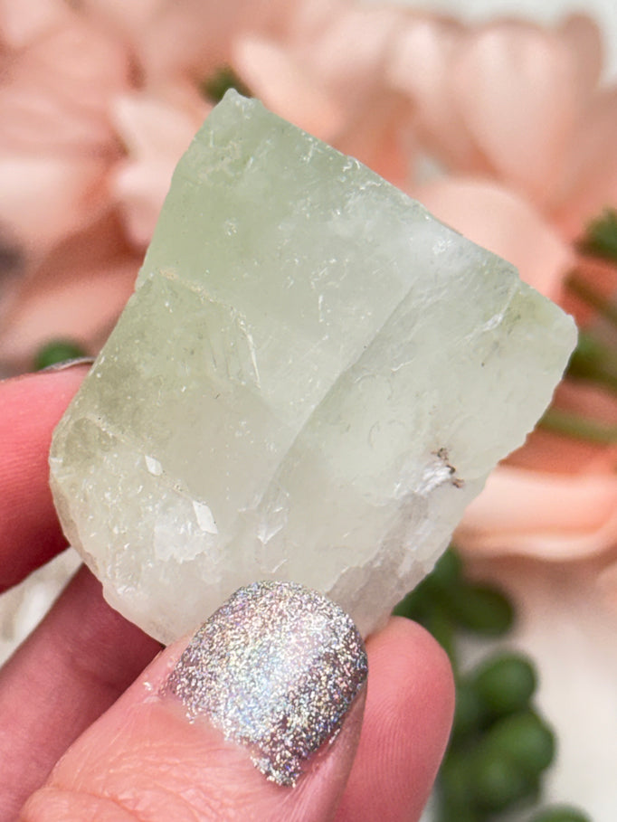 Green Apophyllite Clusters