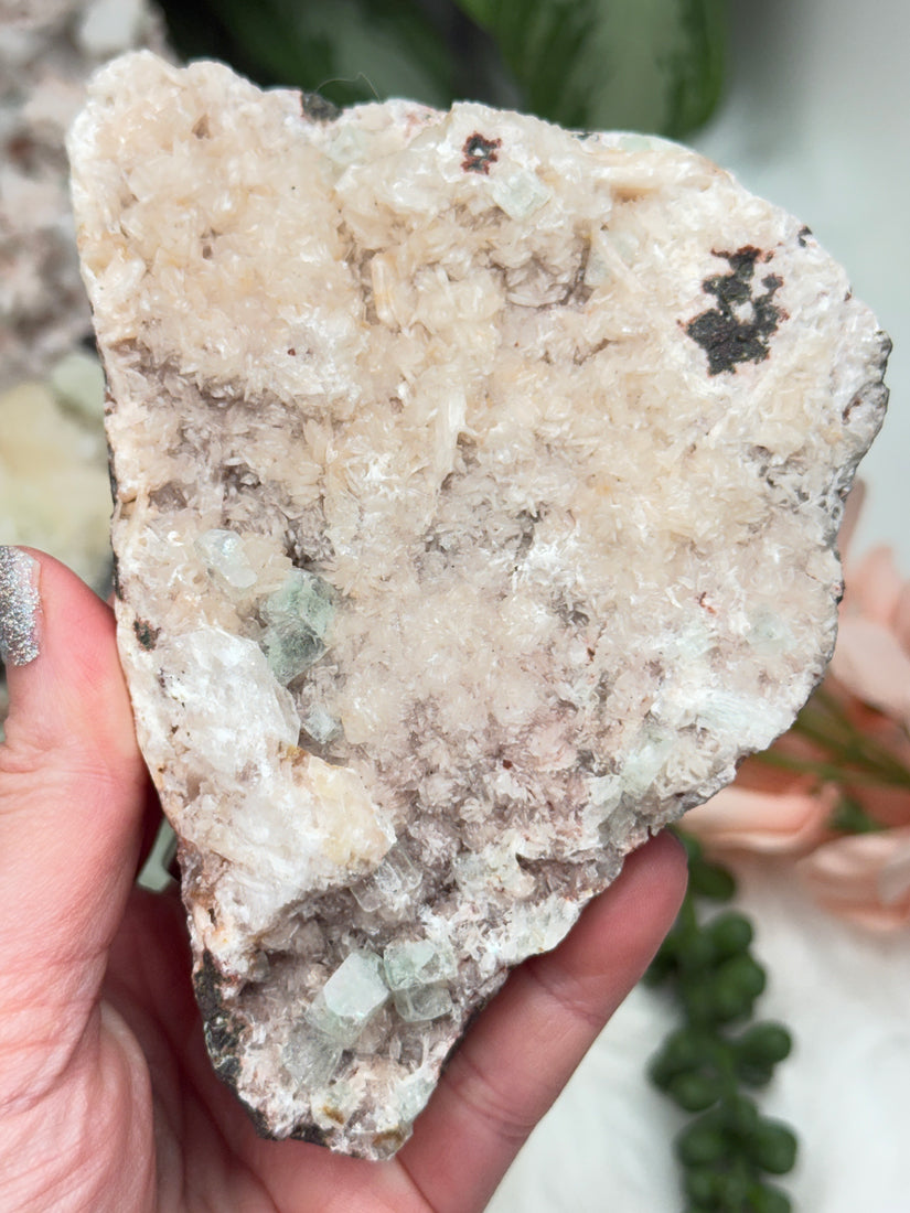 Green Apophyllite Clusters