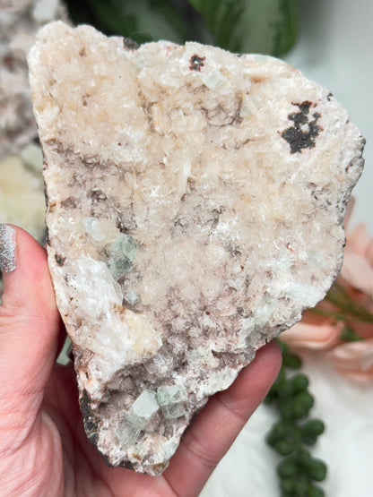 Green Apophyllite Clusters