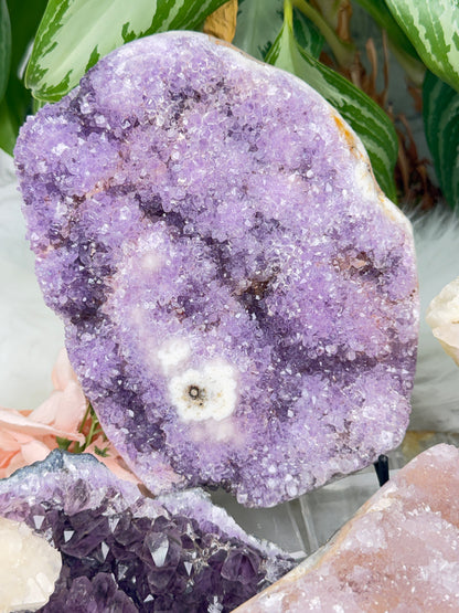 Pink Purple Amethyst Clusters