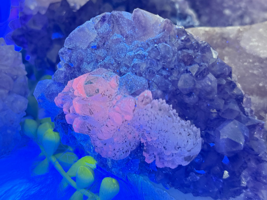 Pink Purple Amethyst Clusters