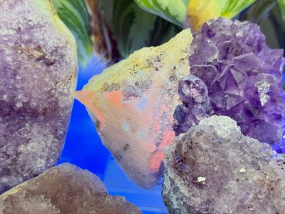 Pink Purple Amethyst Clusters