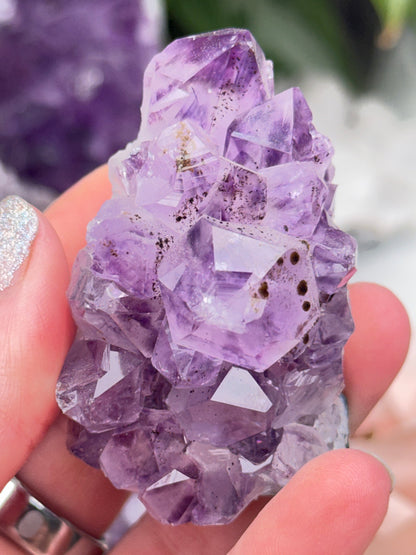 Pink Purple Amethyst Clusters