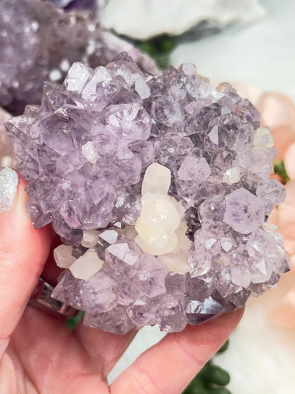 Pink Purple Amethyst Clusters