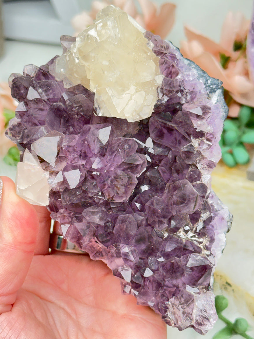 Pink Purple Amethyst Clusters