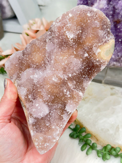 Pink Purple Amethyst Clusters
