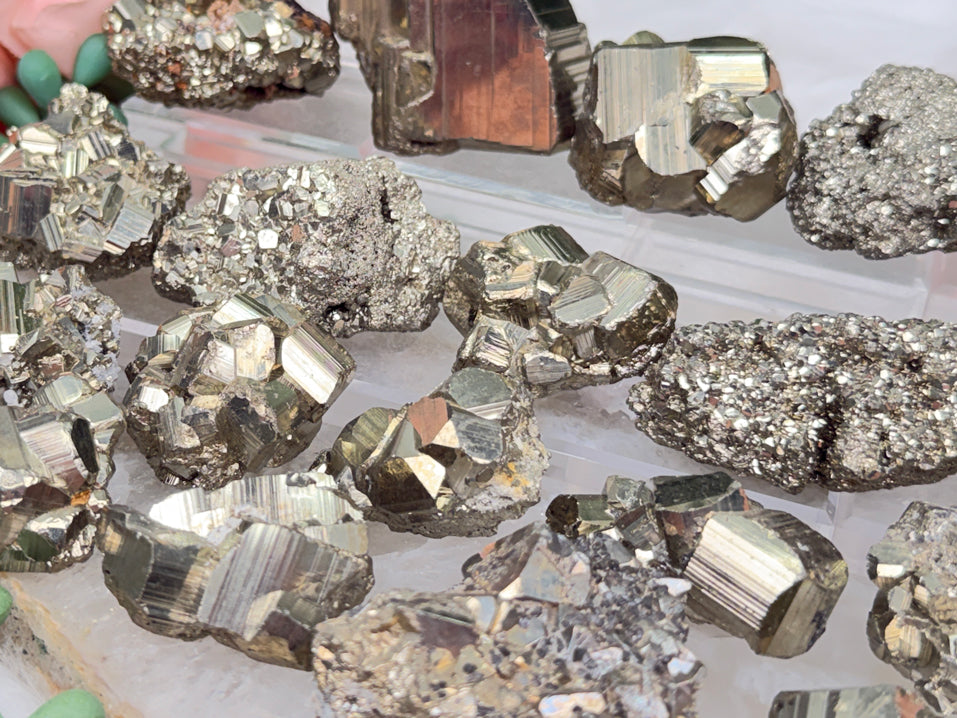 Small Pyrite Clusters