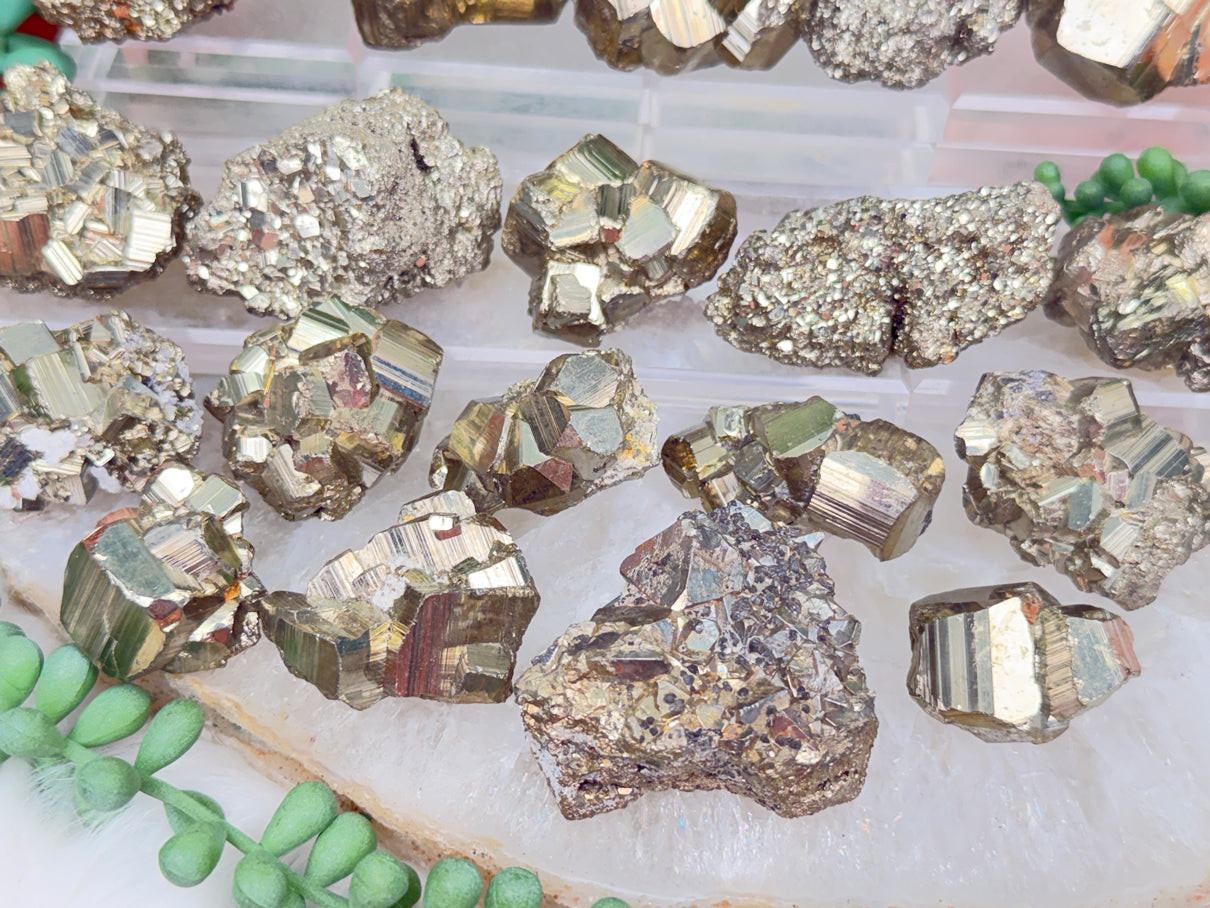 Small Pyrite Clusters