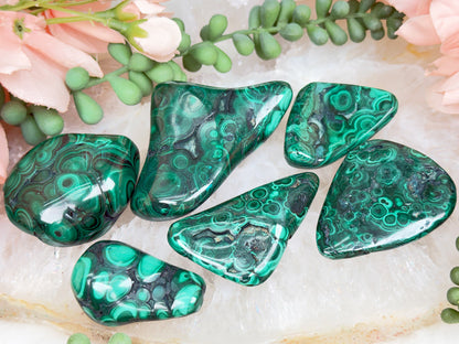 Polished Green Malachite