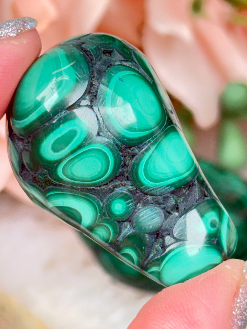 Polished Green Malachite