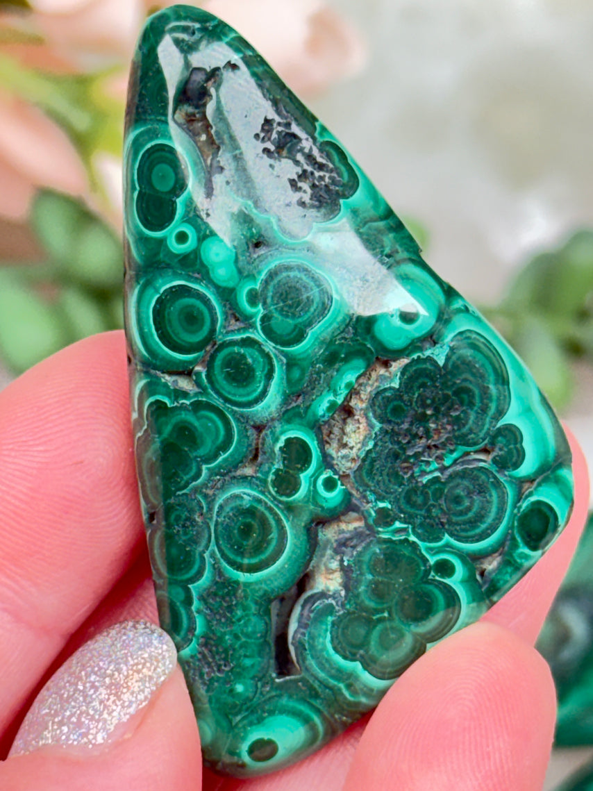 Polished Green Malachite