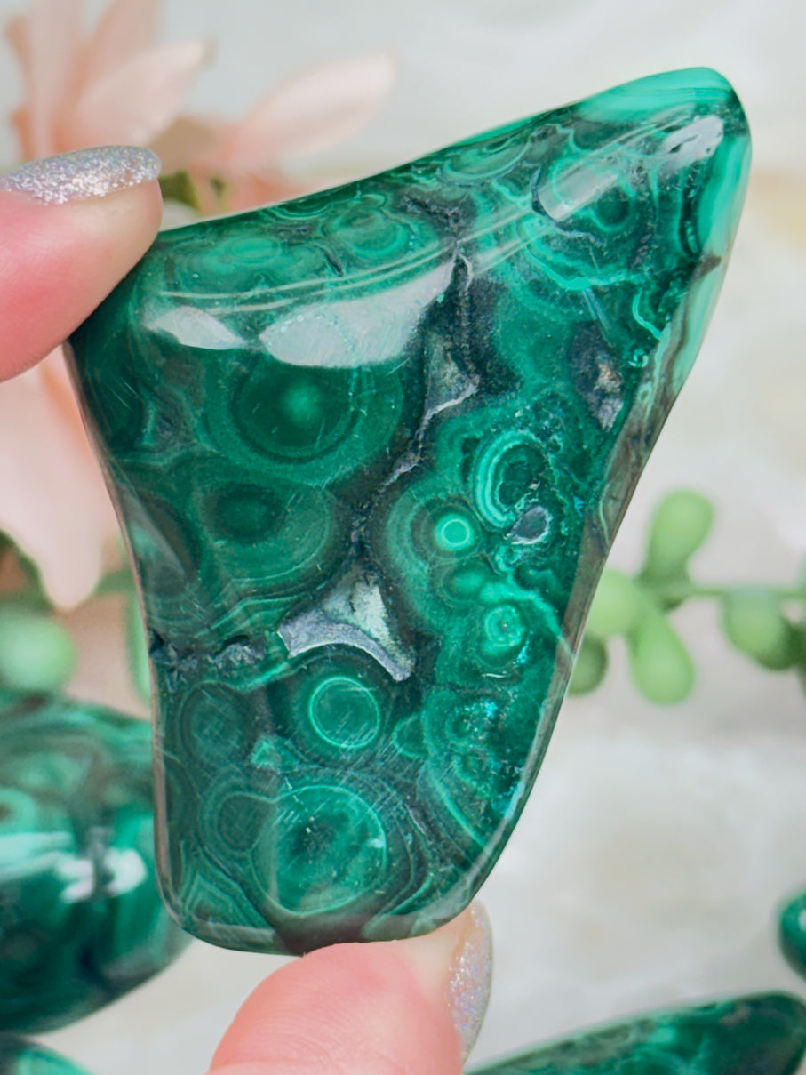 Polished Green Malachite