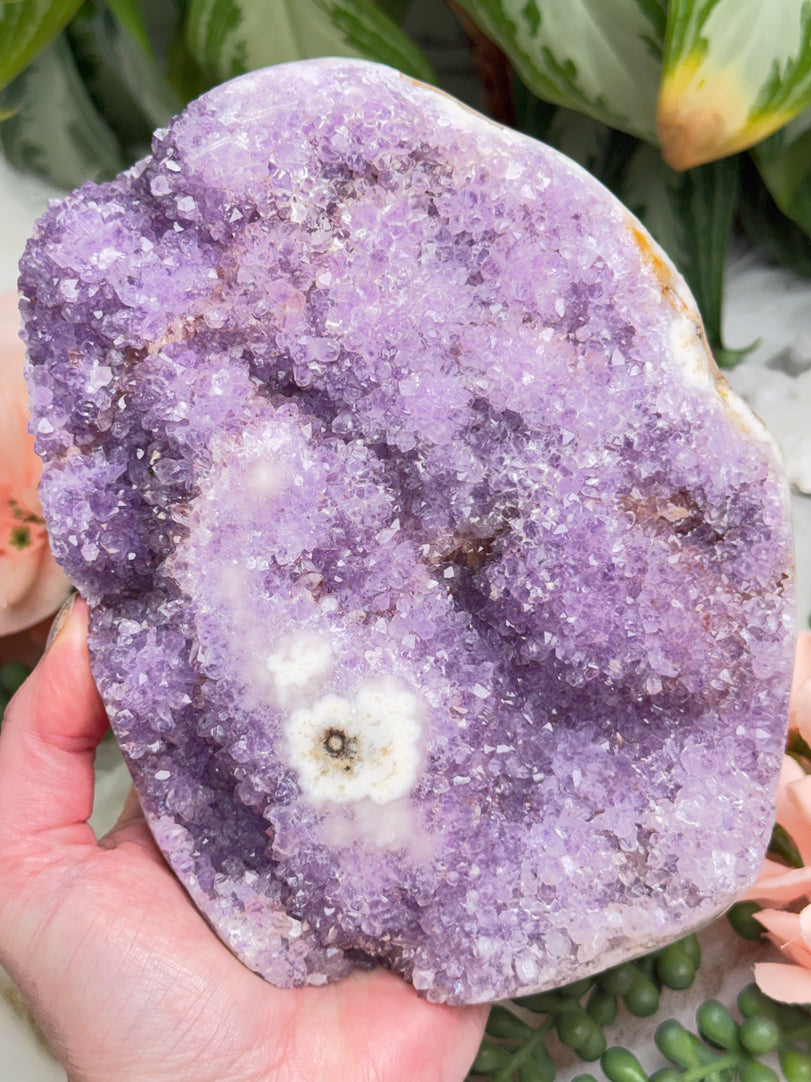 Pink Purple Amethyst Clusters