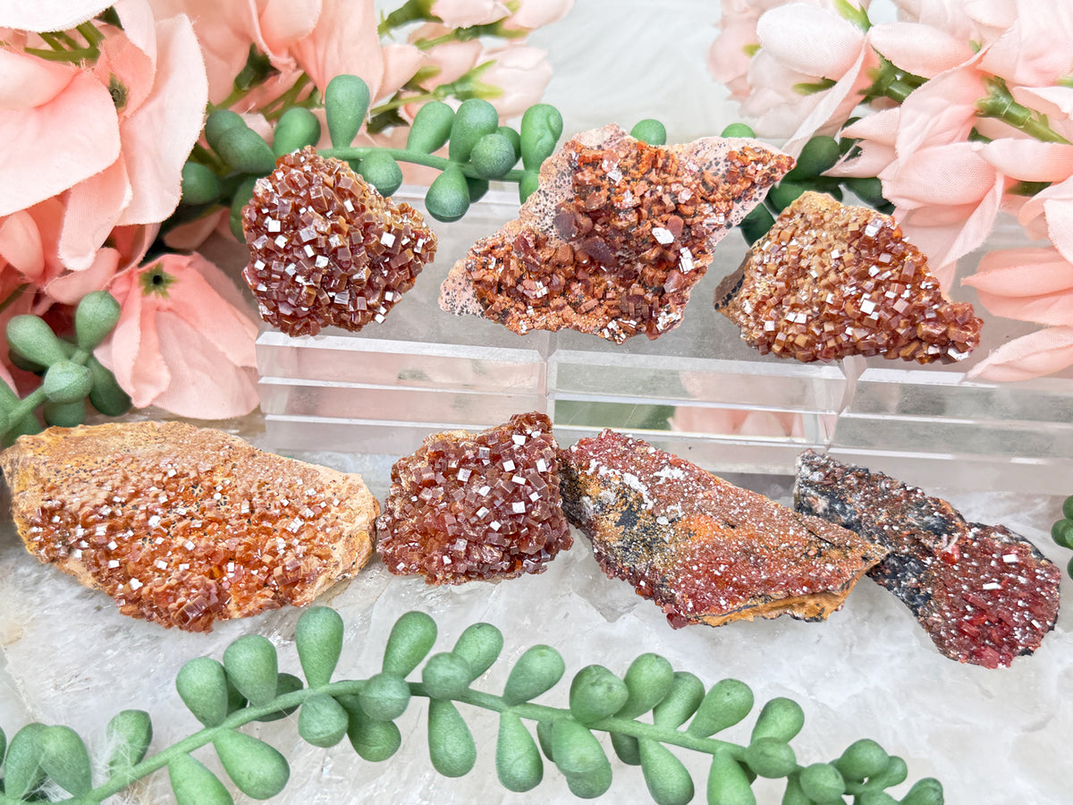 Orange Vanadinite Clusters