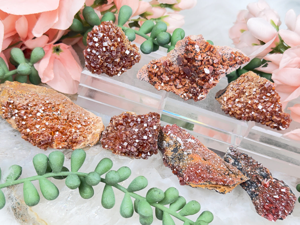 Orange Vanadinite Clusters