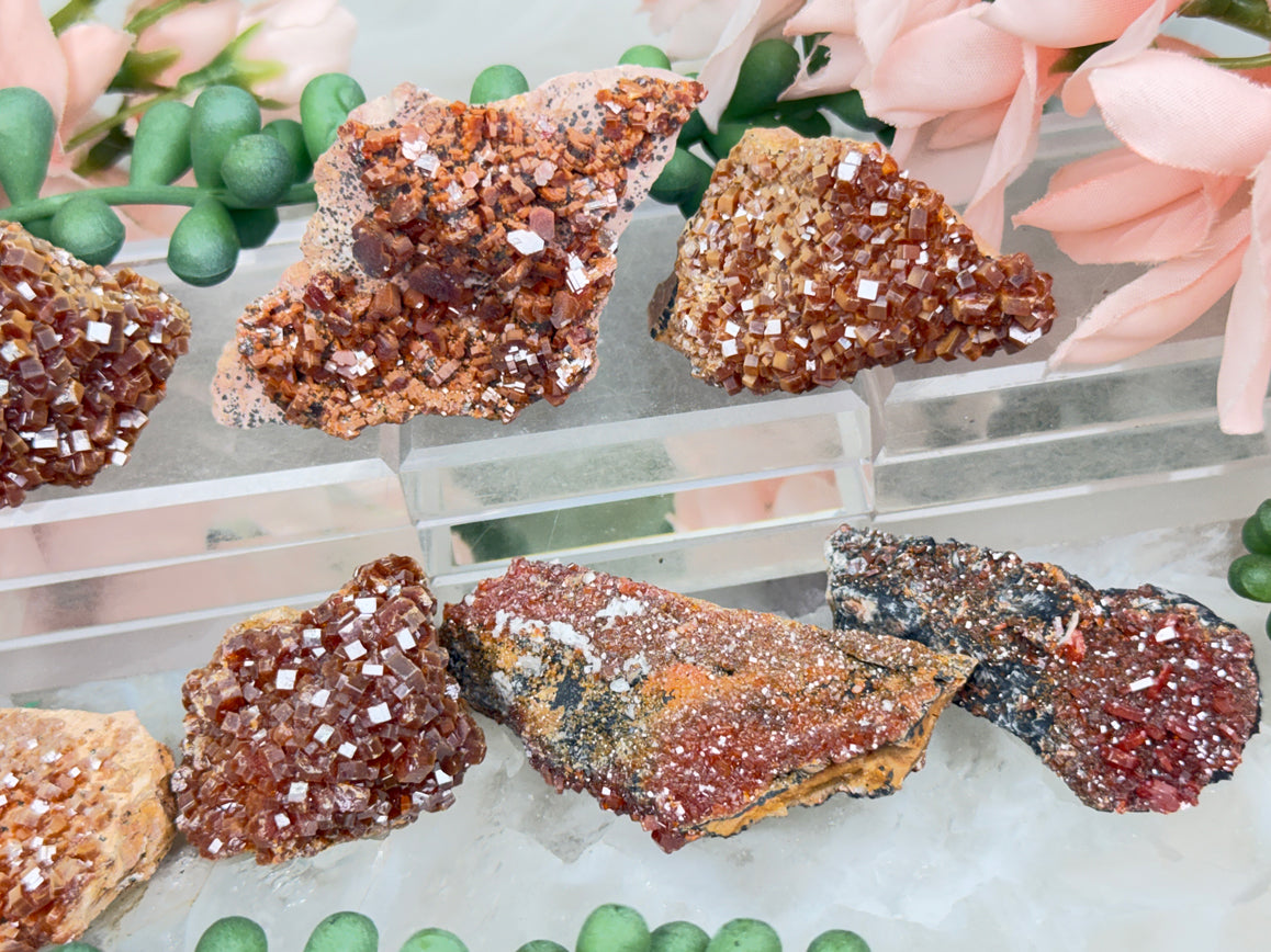 Orange Vanadinite Clusters