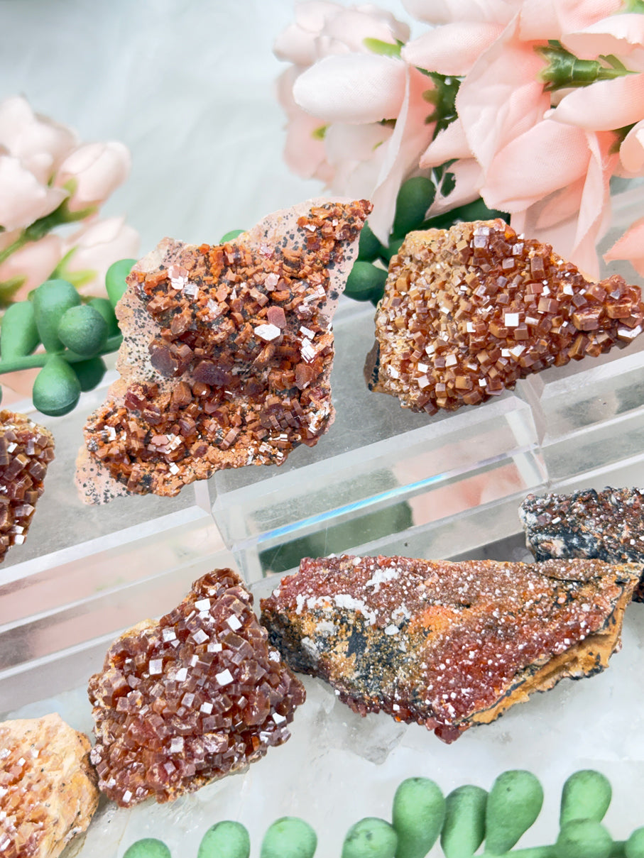 Orange Vanadinite Clusters