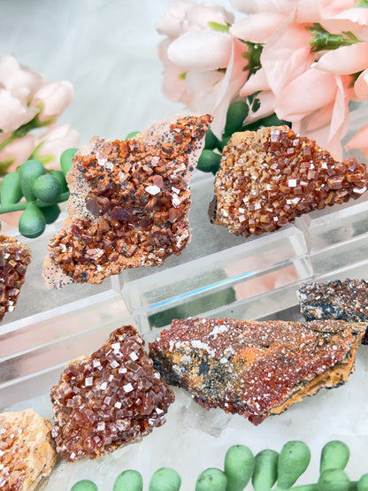 Orange Vanadinite Clusters