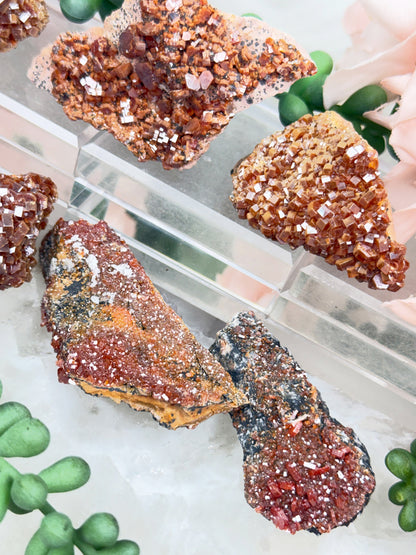 Orange Vanadinite Clusters