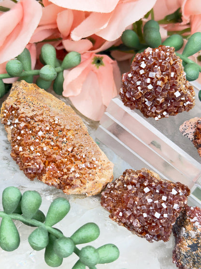 Orange Vanadinite Clusters