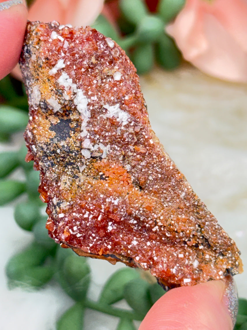 Orange Vanadinite Clusters