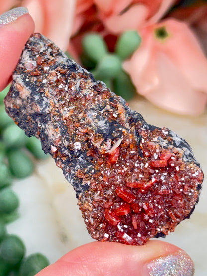 Orange Vanadinite Clusters