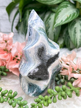Load image into Gallery: Contempo Crystals - Gray Ocean Jasper Flames - Image 6