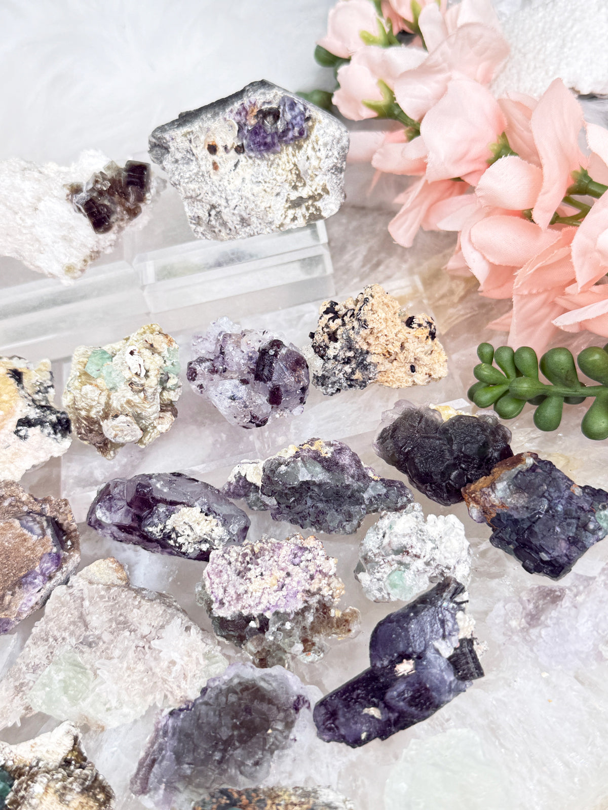 Small Unique Fluorite Specimens